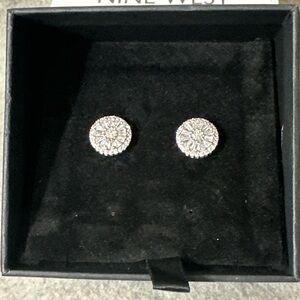 Nine West Silver-tone Stud Earrings